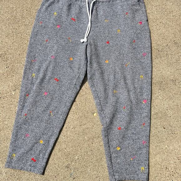 LOFT- Lou & Gray cropped comfy pants, Polyester cotton, 28” inseam, Women's XXL - Picture 1 of 7